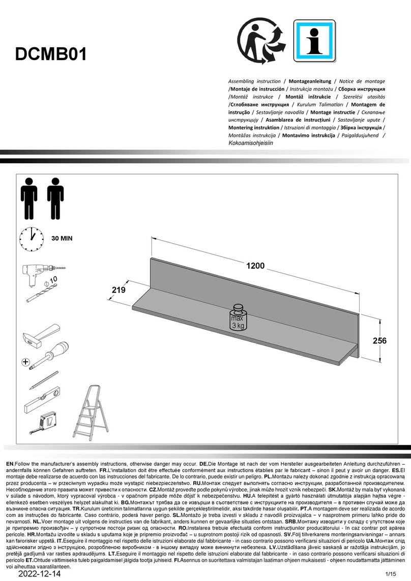 Forte DCMB01 Assembling instructions