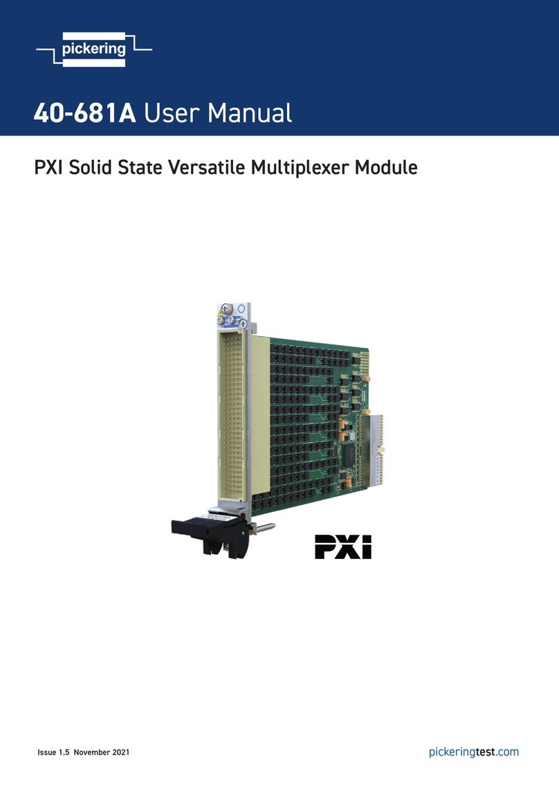 Pickering 40-681A User manual