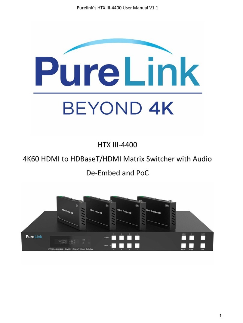 PureLink HTX III-4400 User manual