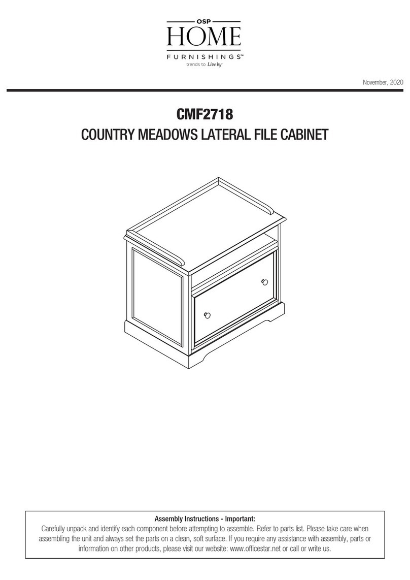 OSP Home Furnishings CMF2718 Assembly instructions OSP Home Furnishings CMF2718 Assembly instructions