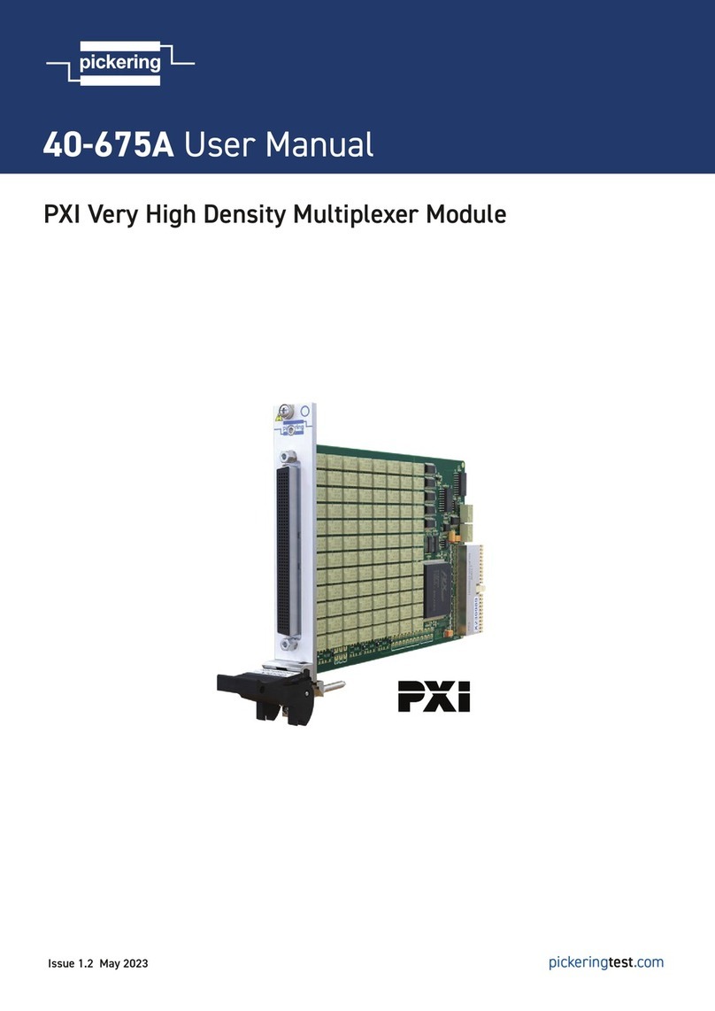 Pickering 40-675A user manual