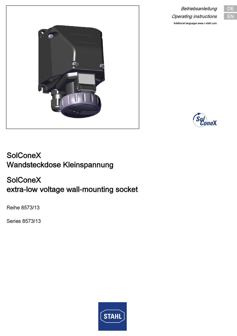Stahl SolConeX 8573/13 Series operating instructions