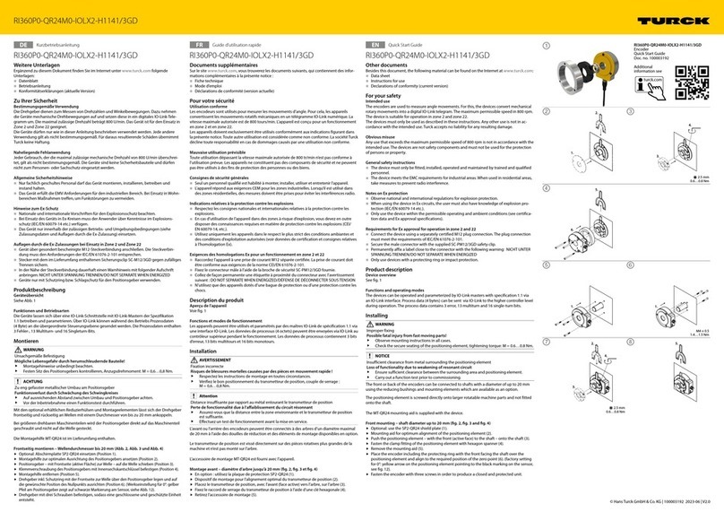 turck RI360P0-QR24M0-IOLX2-H1141/3GD quick start guide