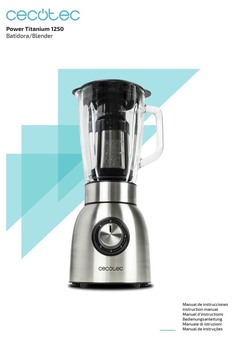 cecotec Power Titanium 1250 instruction manual
