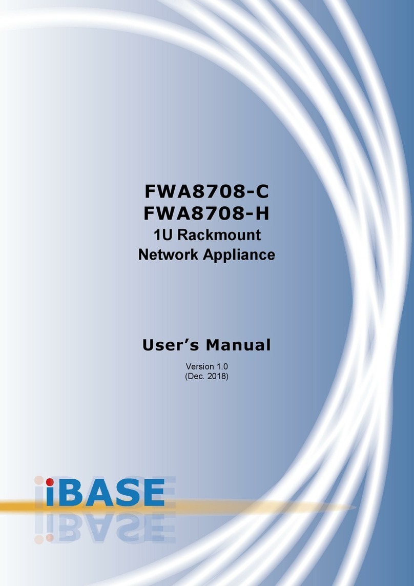 IBASE Technology FWA8708-CR user manual