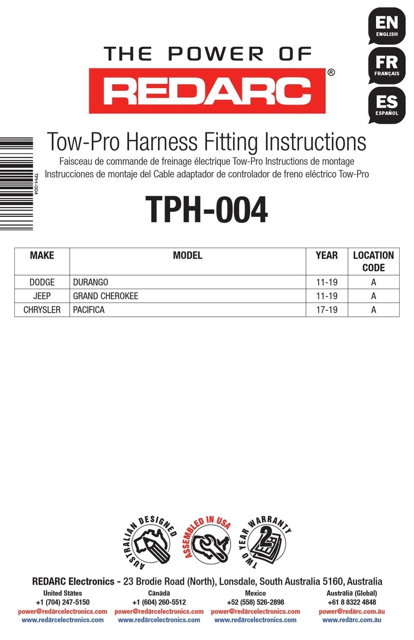 Redarc TPH-004 User manual