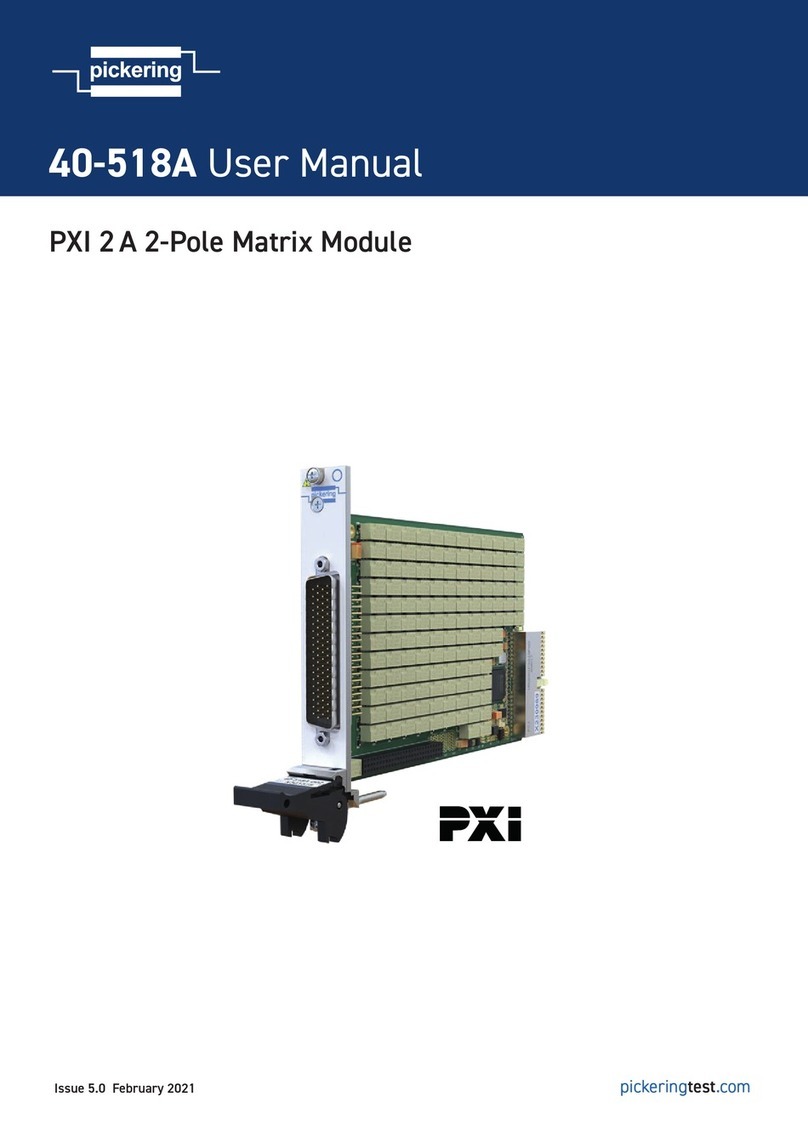 Pickering 40-518A user manual