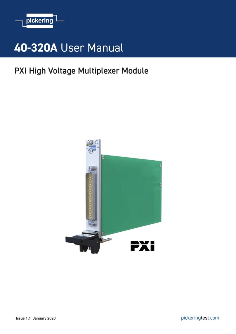 Pickering 40-320A User manual Pickering 40-320A User manual