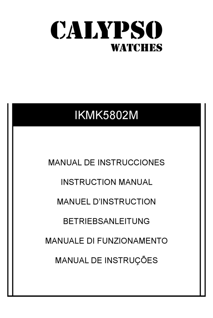 Calypso Watches IKMK5802M User manual