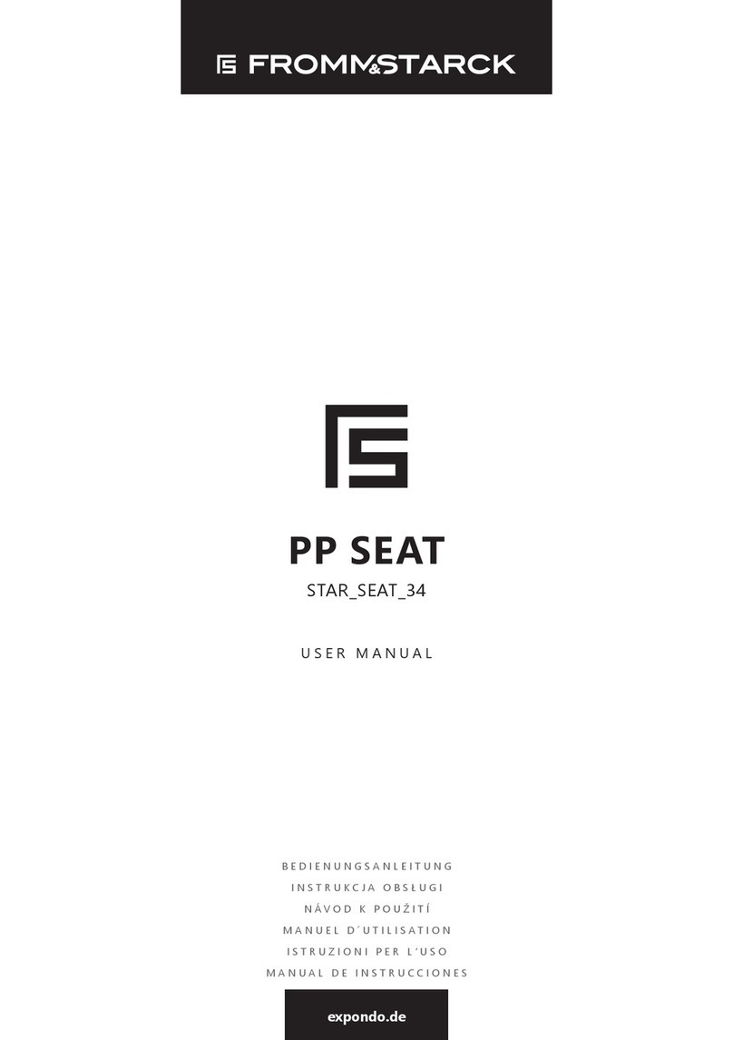 Fromm&Starck PP SEAT STAR SEAT 34 user manual