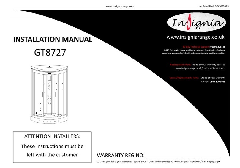 Insignia GT8727 installation manual