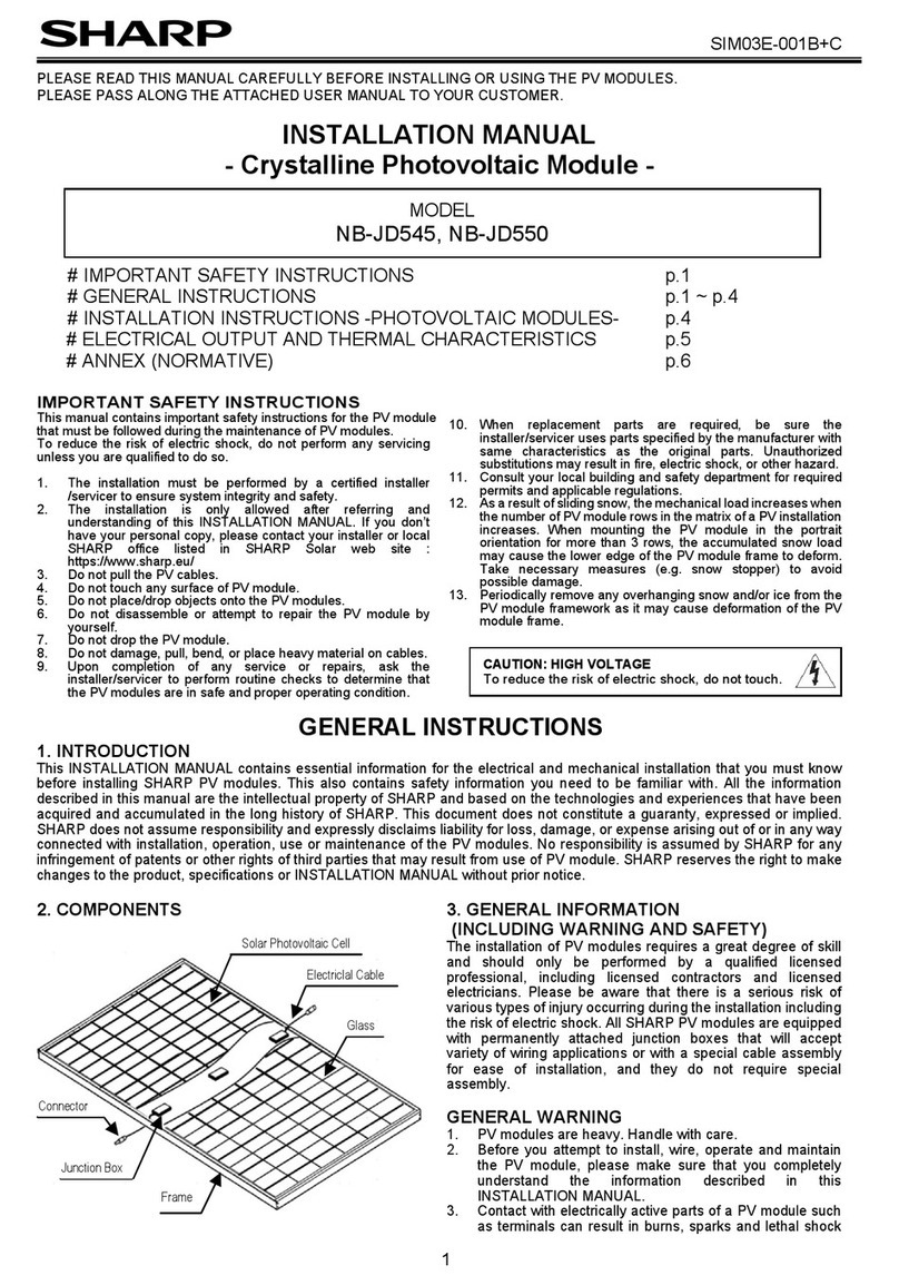 Sharp NB-JD545 User manual
