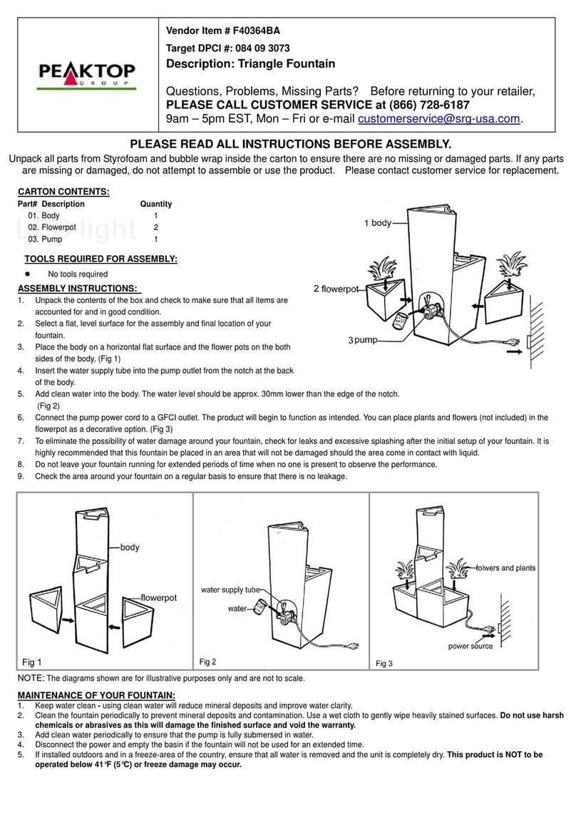 PEAKTOP F40364BA quick start guide