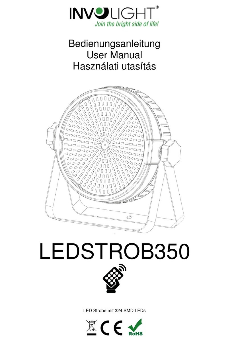 involight LEDSTROB350 User manual involight LEDSTROB350 User manual