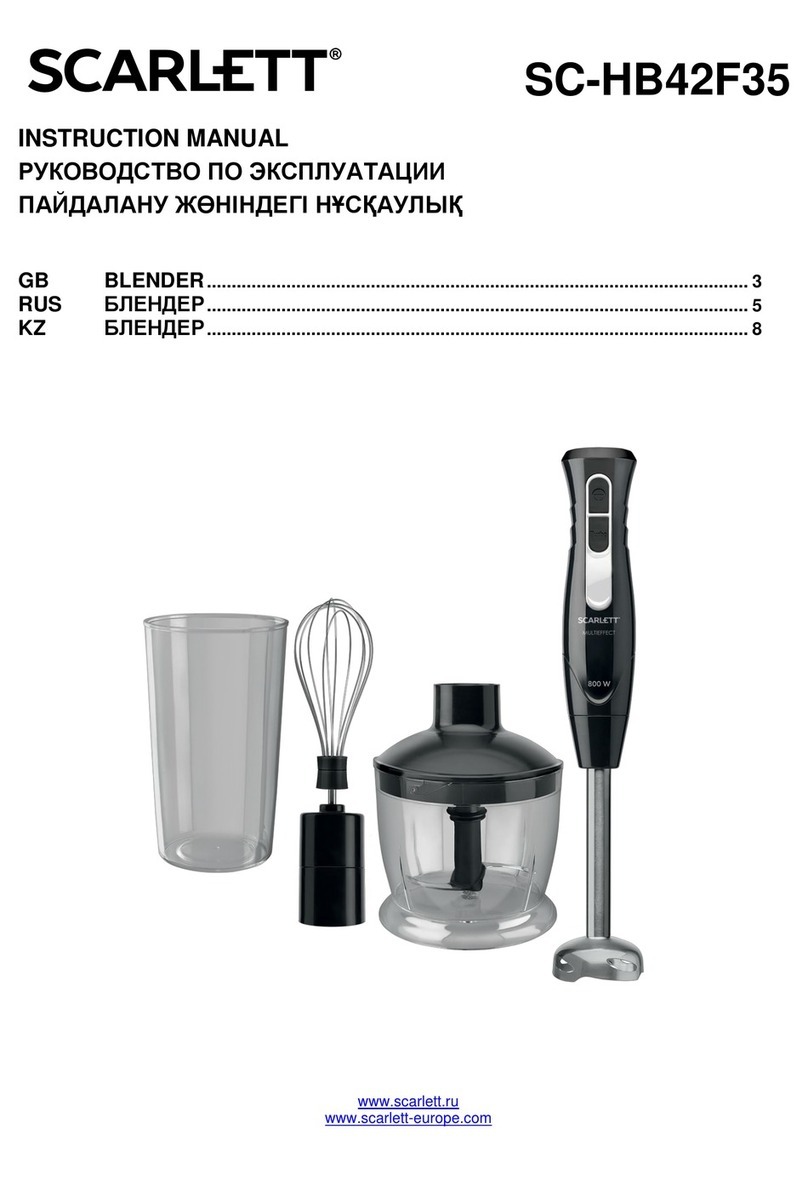 Scarlett SC-HB42F35 instruction manual