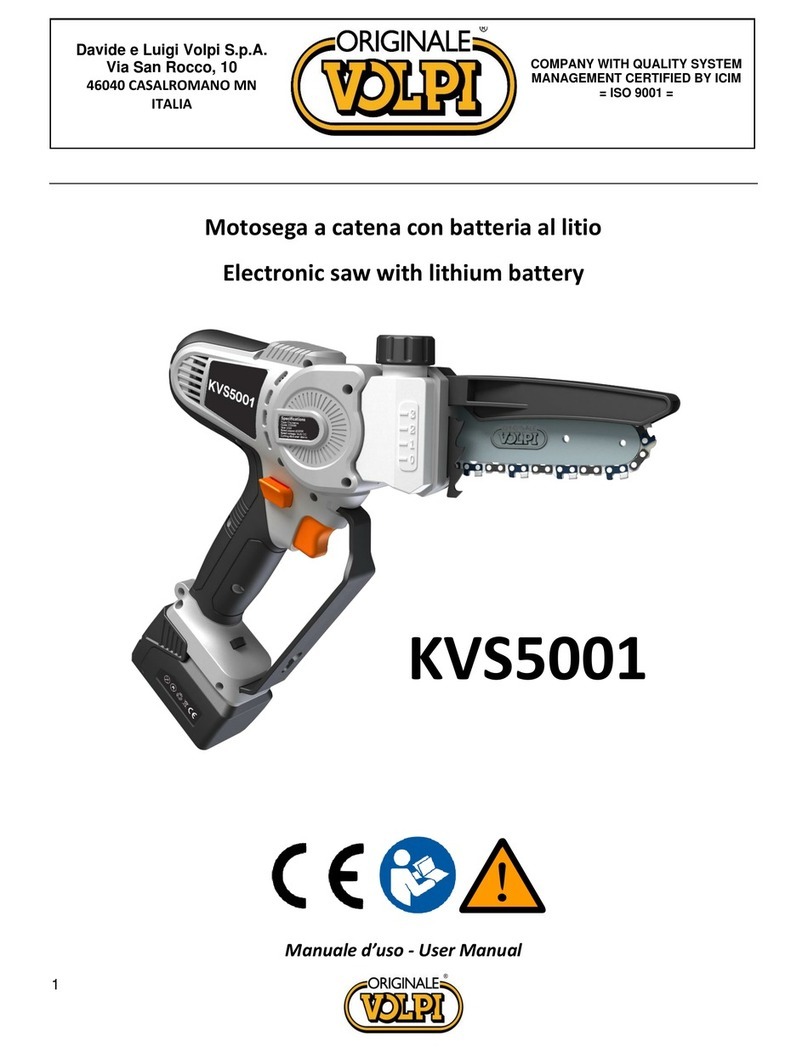 Volpi KVS5001 User manual