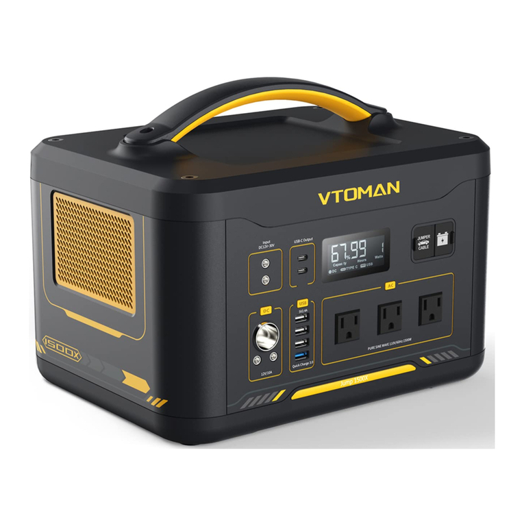 VTOMAN Jump 1500X user manual