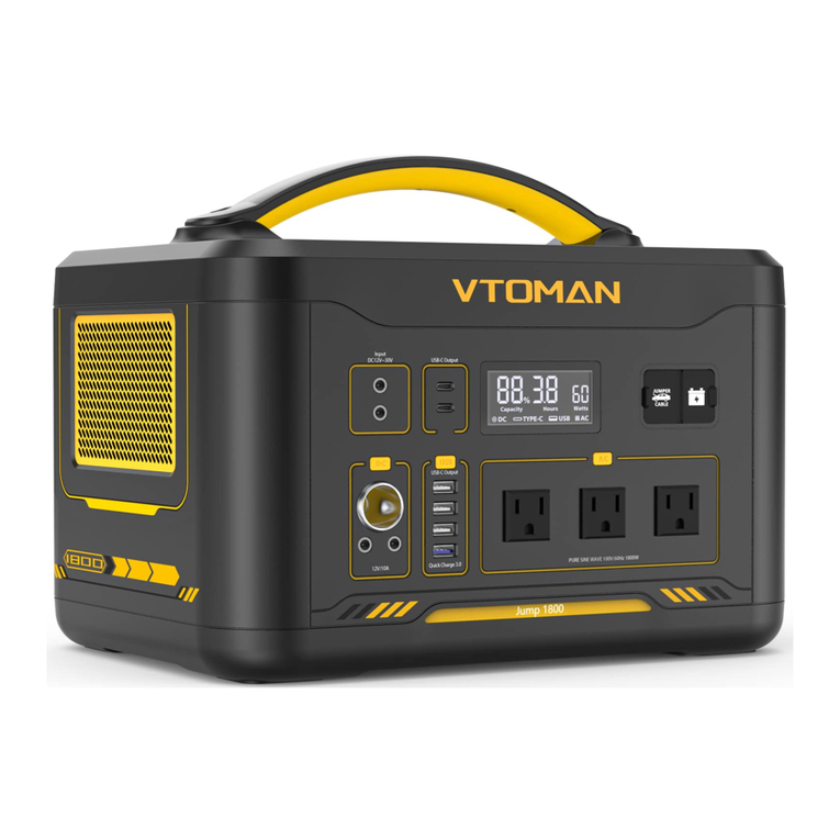 VTOMAN Jump 1800 user manual