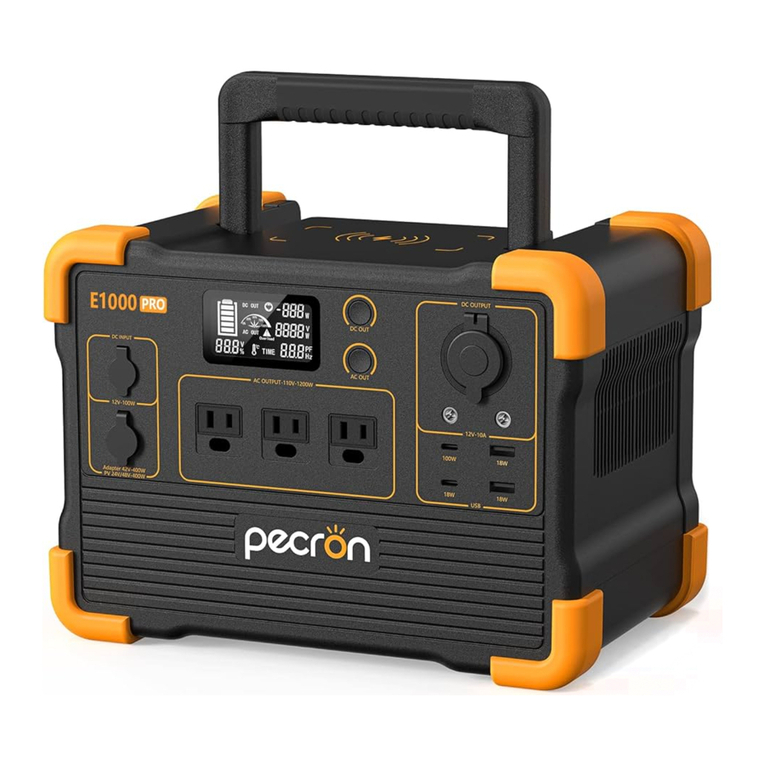 Pecron E1000 PRO user manual