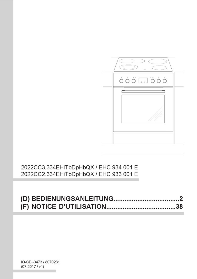 Amica EHC 934 001 E User manual
