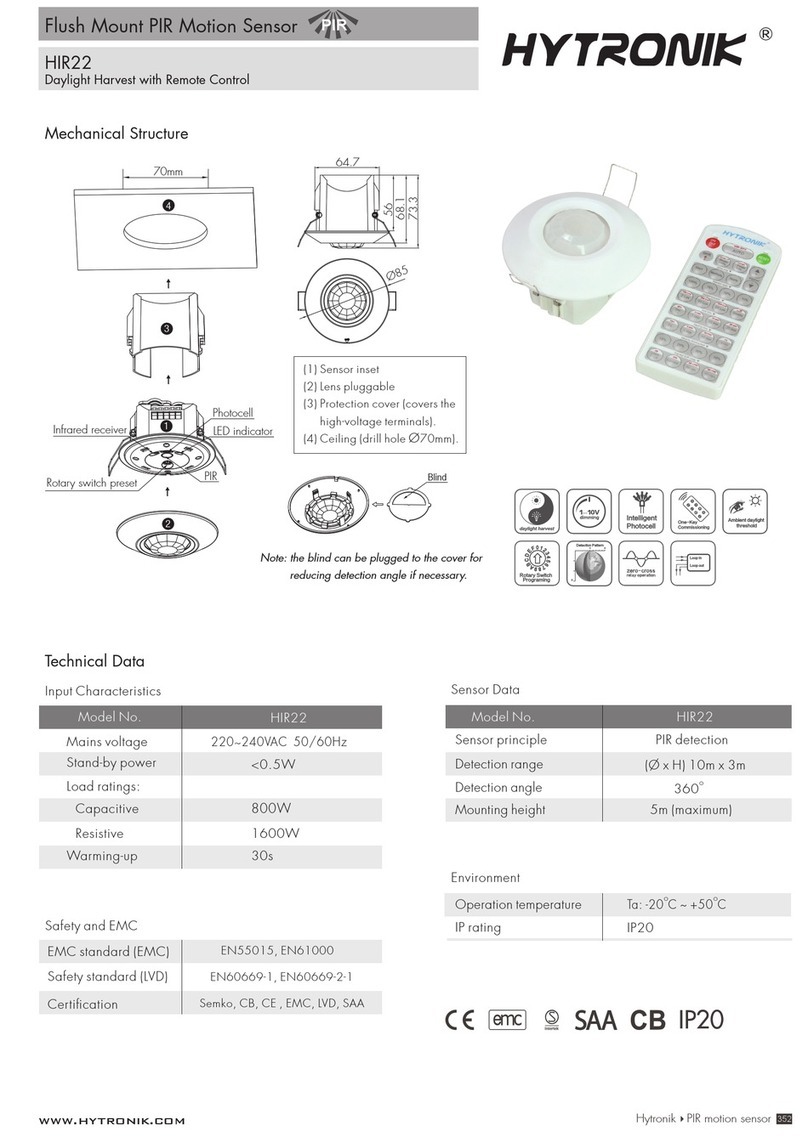 Hytronik HIR22 User manual