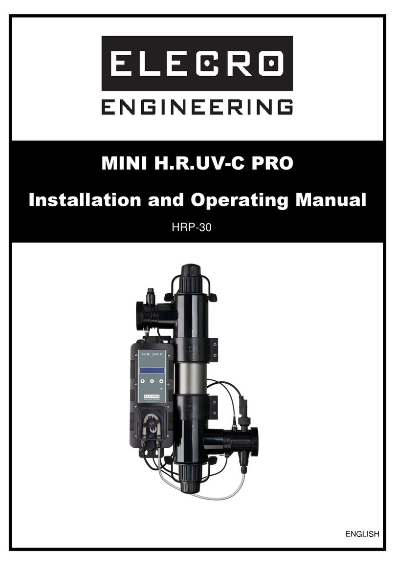 Elecro Engineering MINI H.R.UV-C PRO User manual