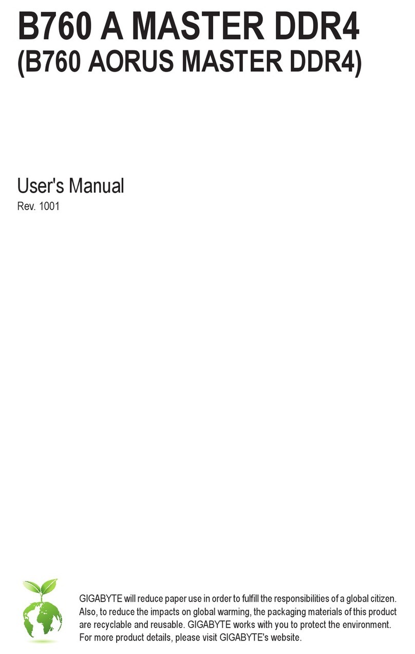 Gigabyte B760 A MASTER DDR4 user manual
