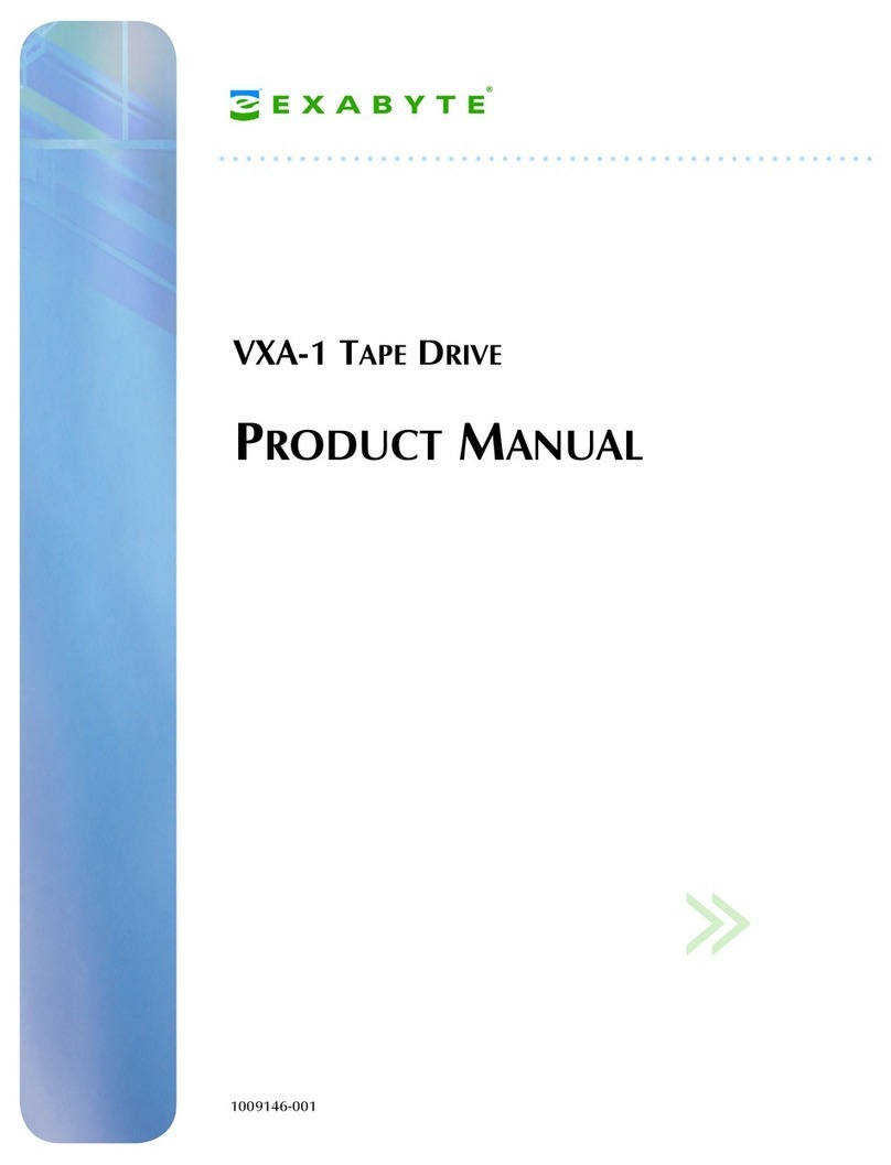 Exabyte VXA-1 product manual