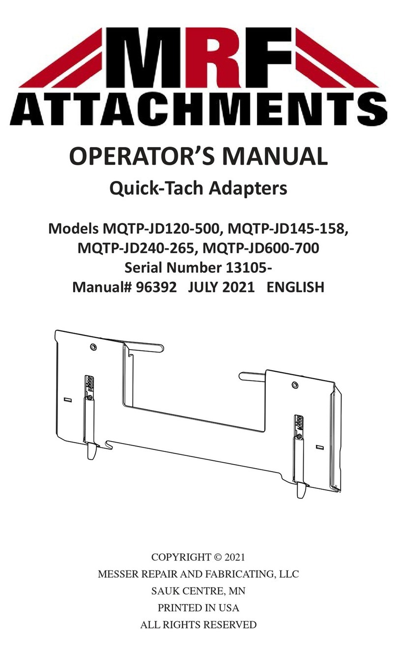 MRF MQTP-JD120-500 User manual