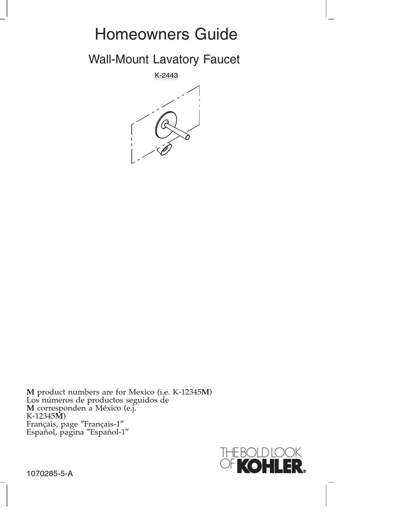 Kohler K-2443-4 Assembly instructions