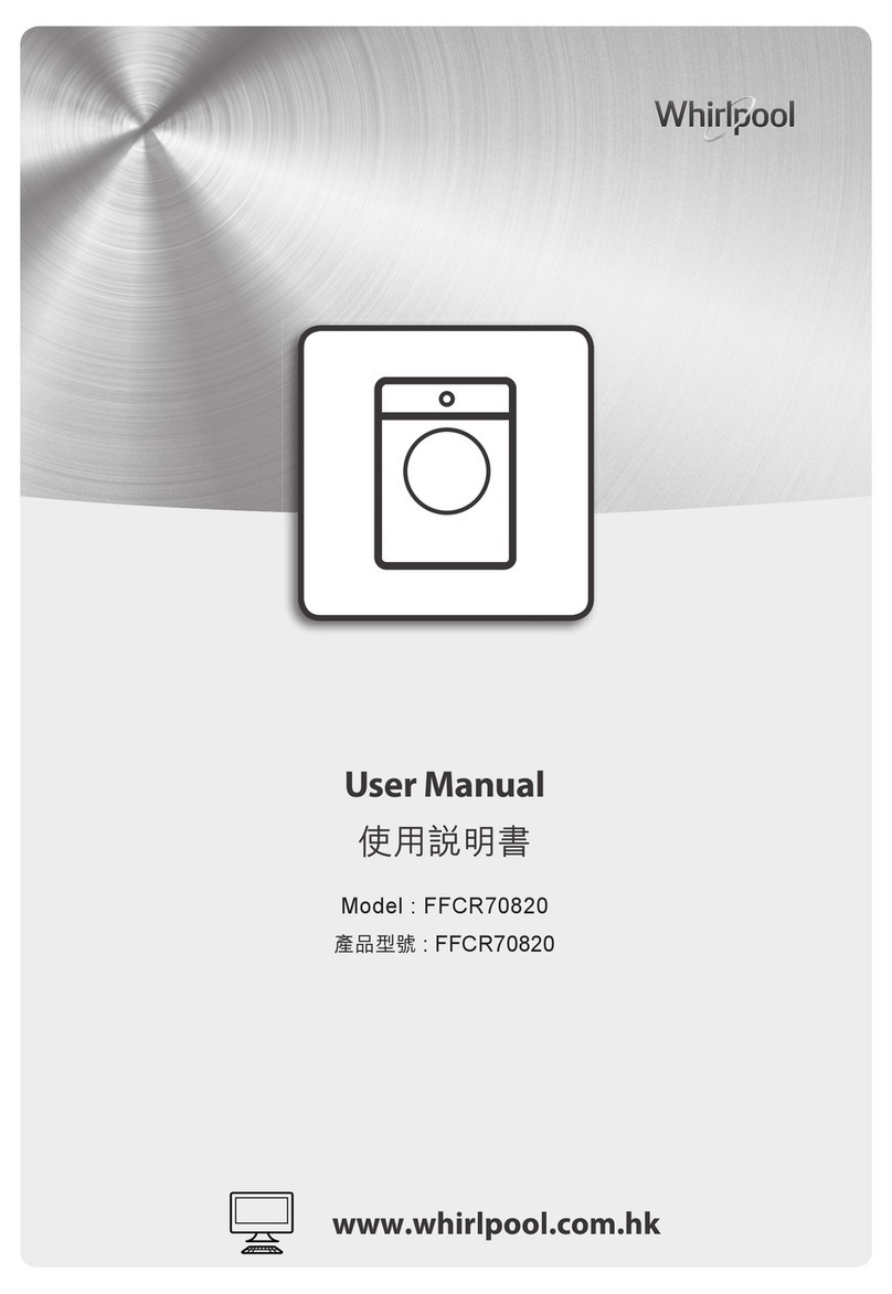 Whirlpool FFCR70820 user manual Whirlpool FFCR70820 user manual