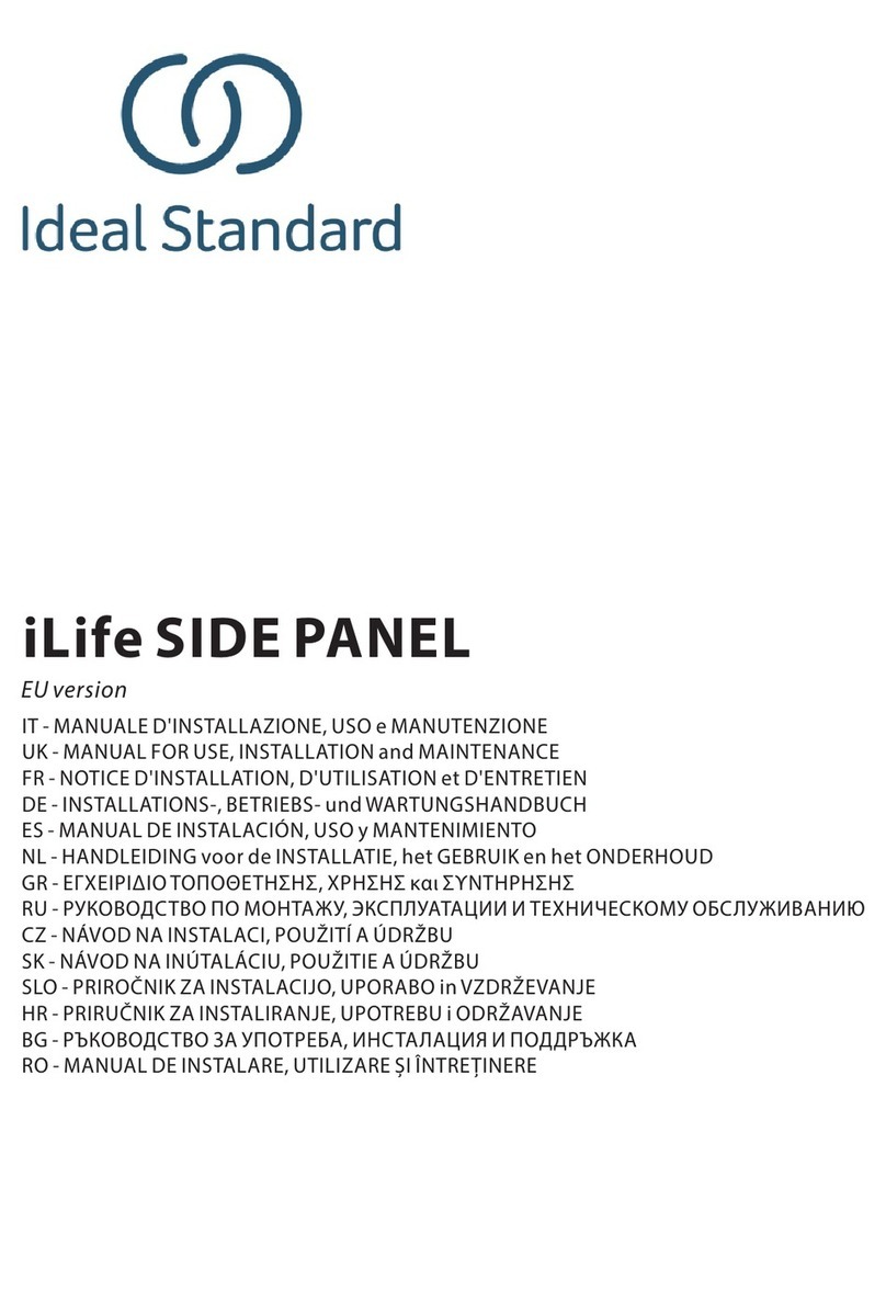 Ideal-Standard iLife T4865EO Instruction manual