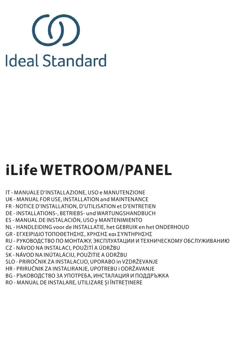 Ideal-Standard iLife T4870EO Instruction manual