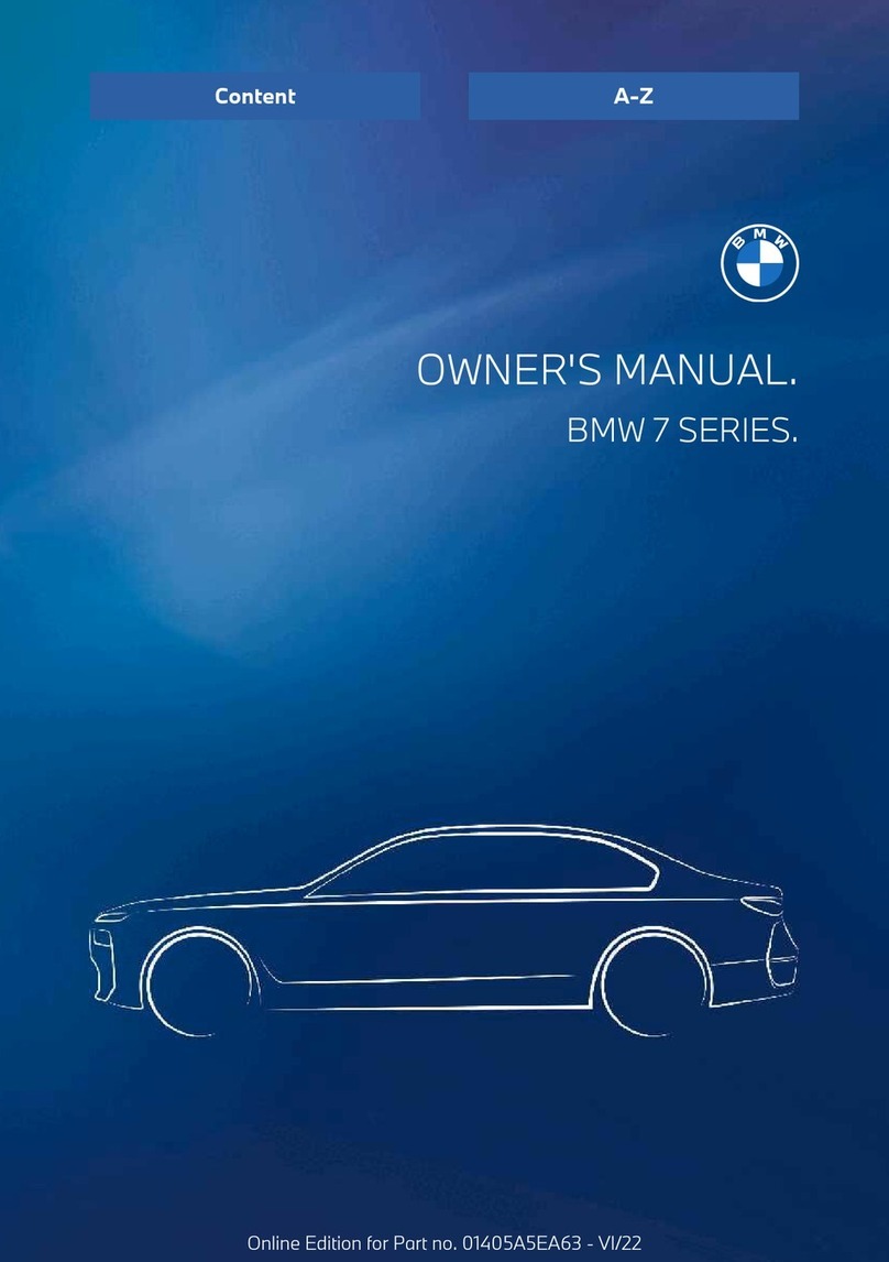 BMW 7 Series owner's manual