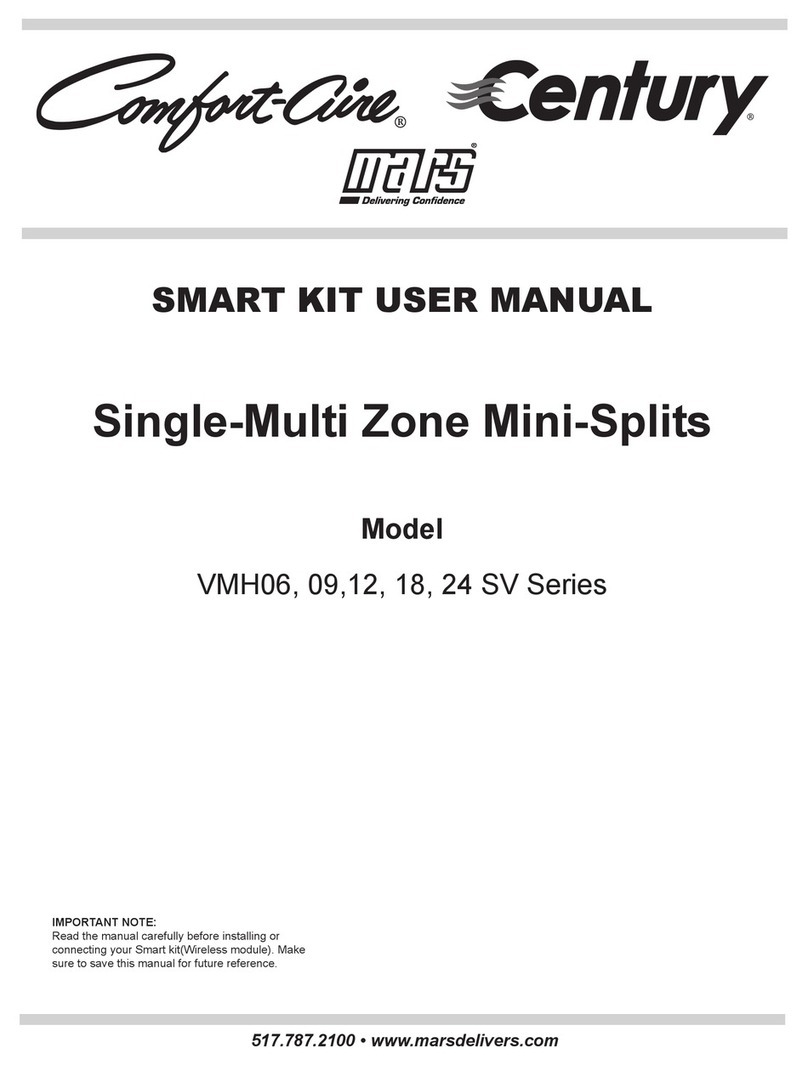 Mars Comfort-Aire Century VMH06 SV Series User manual