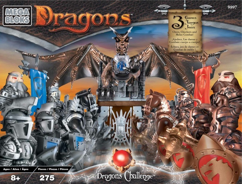 Mega Bloks Dragons Challenge 9897 manual