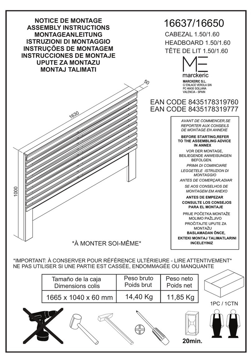MARCKERIC 16637 Assembly instructions