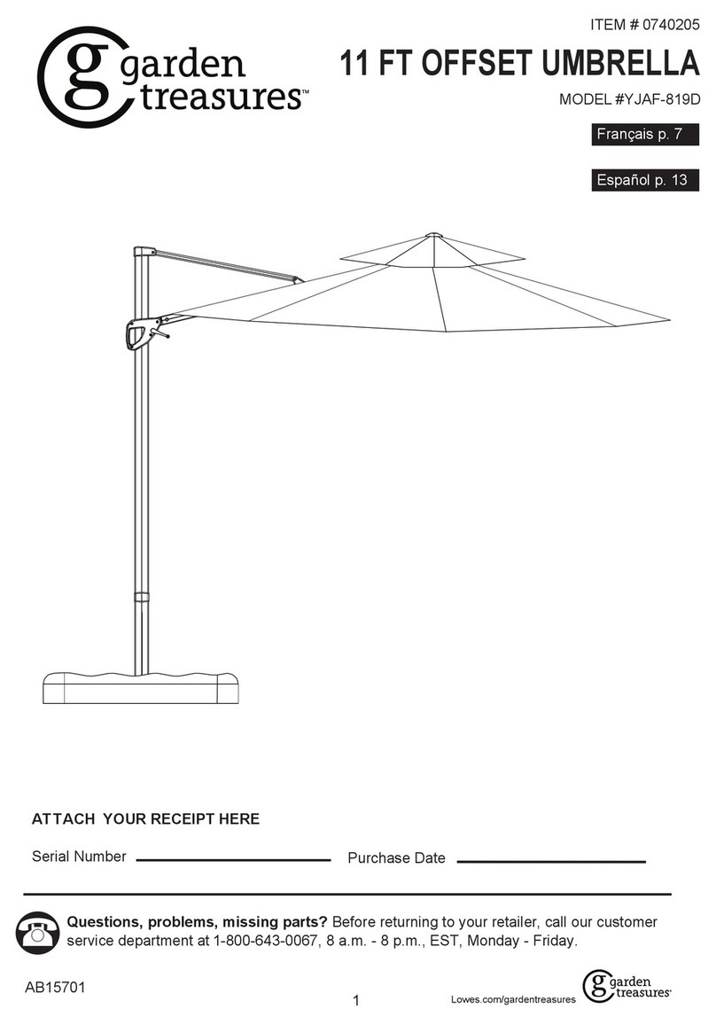 Garden Treasures YJAF-819D manual