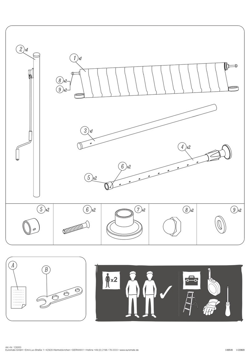 Euromate 126003 manual Euromate 126003 manual