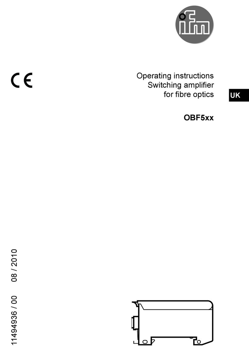 IFM OBF5 Series operating instructions