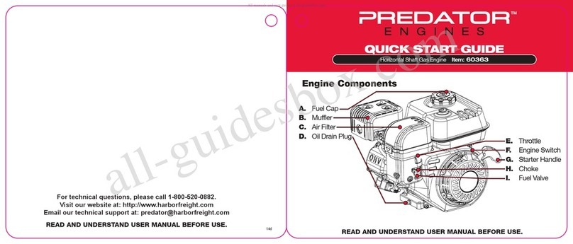 Predator Engines 60363 User manual