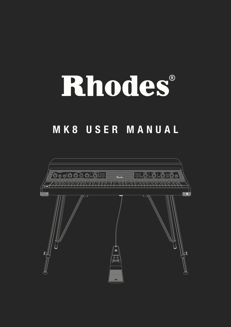 Rhodes MK8 user manual