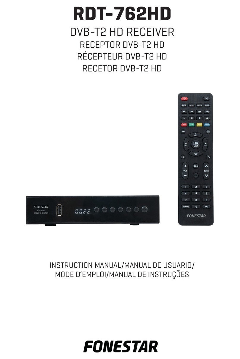 FONESTAR RDT-762HD instruction manual