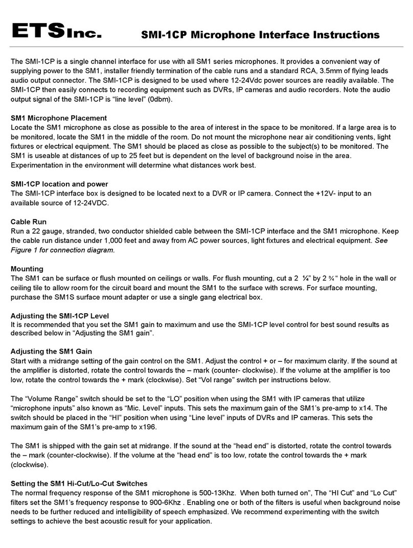 ETS SMI-1CP instructions ETS SMI-1CP instructions