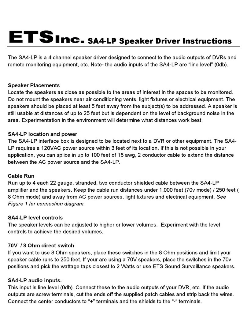 ETS SA4-LP instructions