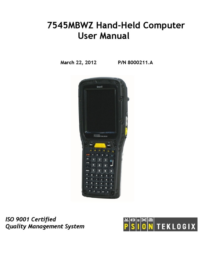 Psion Teklogix 7545MBWZ User manual