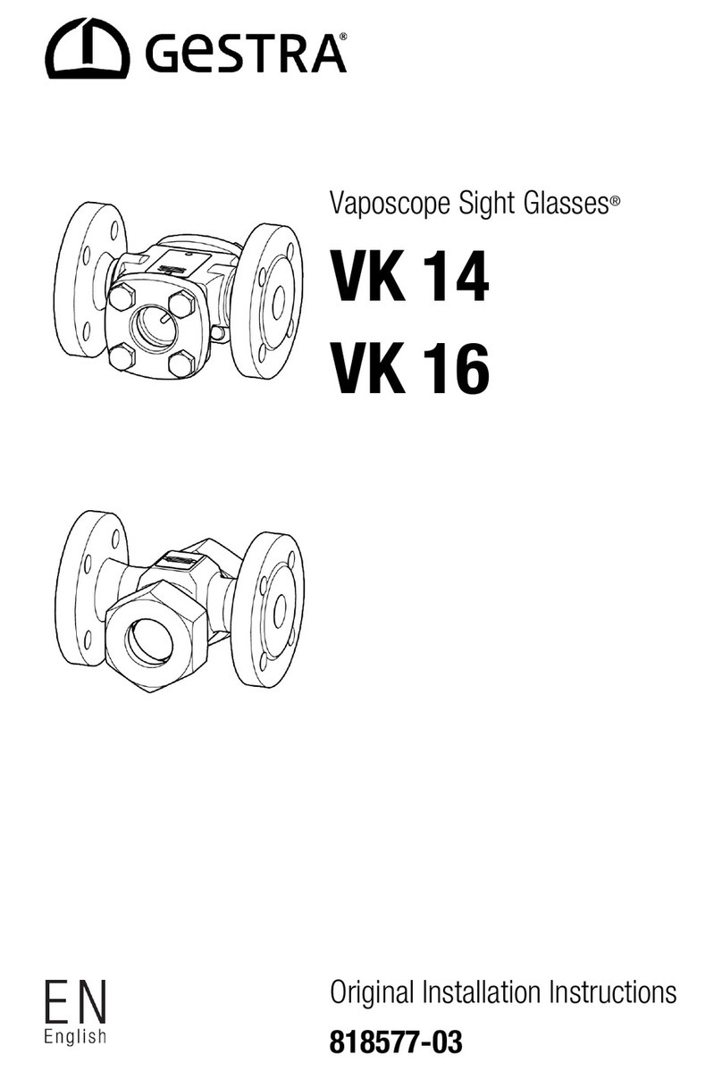 GESTRA VK 14 Original Installation Instructions