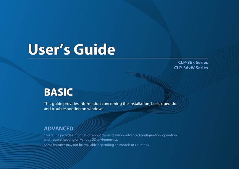 Samsung Xpress CLP-365W/XAA User manual