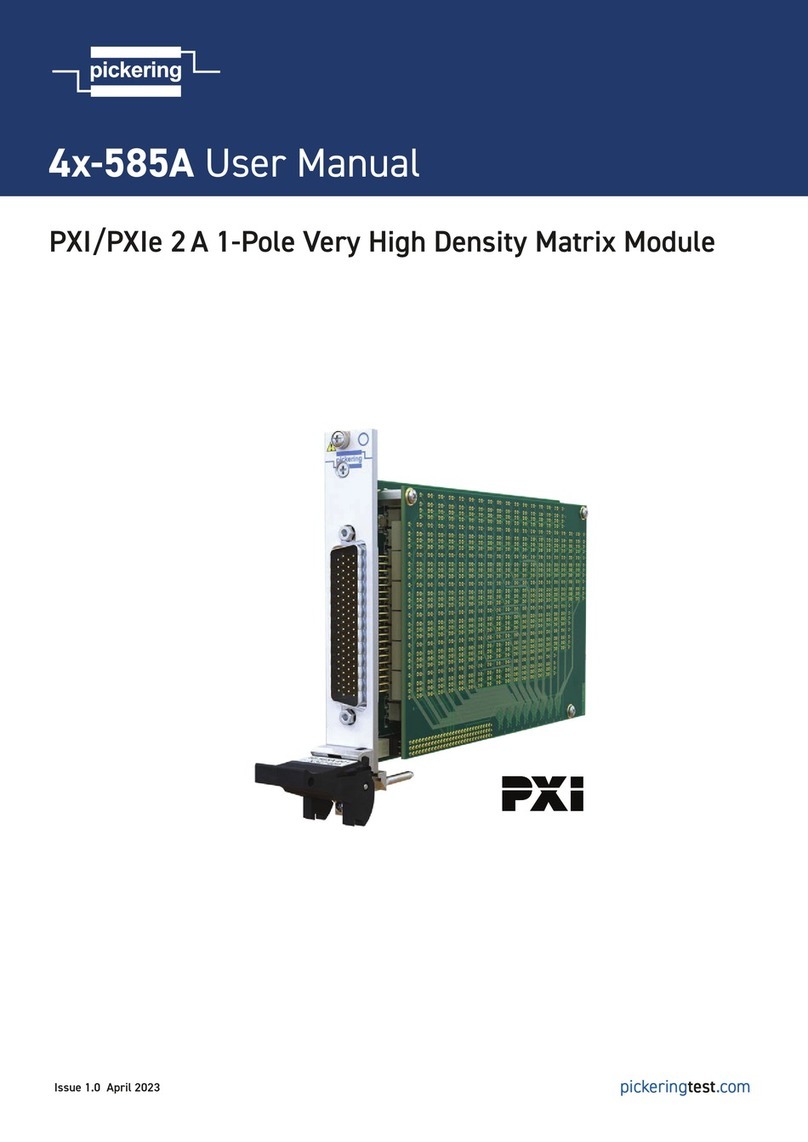 Pickering 4x-585A user manual Pickering 4x-585A user manual