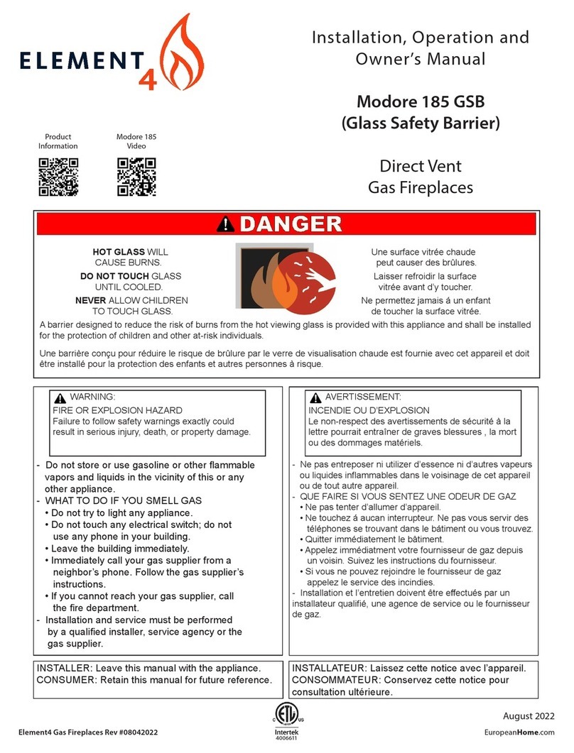 Element4 Modore 185 GSB User manual Element4 Modore 185 GSB User manual